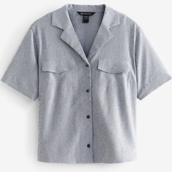 Athleta Tops - Athleta Echo Button Up Shirt Small